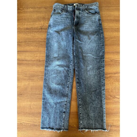 Alice and Olivia Oh Baby‎ Wash Amazing High Rise Girlfriend Jean Size 27 - Picture 1 of 8